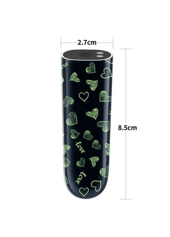 Вібропуля - Rechargeable Glow-in-the-dark Heart Massager Lovetoy (386468240)