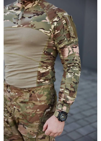Бойова сорочка Tactical Group з довгим рукавом Multicam No Brand (380280671)