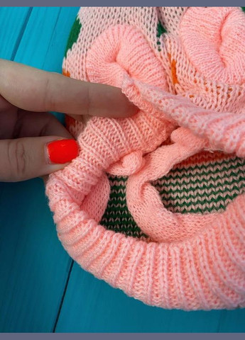 В'язаний акриловий светр для котів Pet Style "Рожева редька" 2XL No Brand - (323236786)