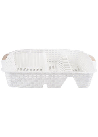 Сушка для посуды 0757 Ротанг WHITE 48х37.5х9 см (6897767) Violet House (360398000)