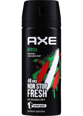 Дезодорант-спрей Africa Deodorant Bodyspray 150ml (334603-34149554) Axe (368619025)