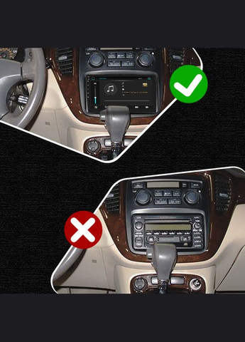Штатна магнітола 9" для Toyota Highlander I (U20) Рестайлінг 2003-2007 6/128Gb 4G Wi-Fi GPS Top 6шт Lesko (336202260)