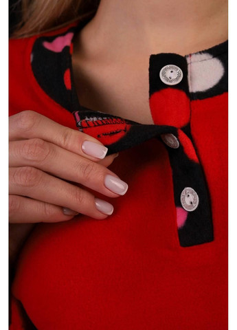 Червона зимня піжама жіноча червона кофта + брюки No Brand Жіночі піжами