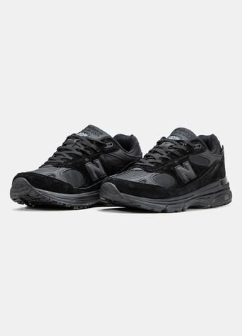 Черные всесезонные кроссовки мужские new balance 993 cordura black | нью беланс 993 черные No Brand