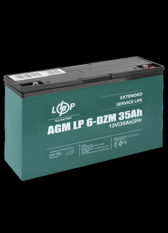 Тяговий свинцевокислотний акумулятор LP 6-DZM-35 Ah LogicPower (279827351)