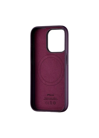 Чехол Leather MagSafe противоударный для iPhone 15 Pro Case (370166662)
