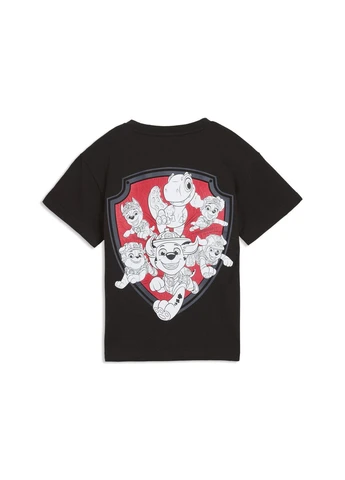 Черная демисезонная детская футболка x paw patrol relaxed graphic tee kids Puma