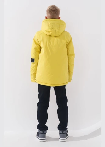 Жовта зимня термокуртка для хлопчика 801 158 см (2000990607287w) shop (2000990607287) No Brand