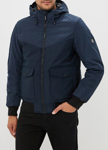 Темно-синяя демисезонная куртка Tom Tailor