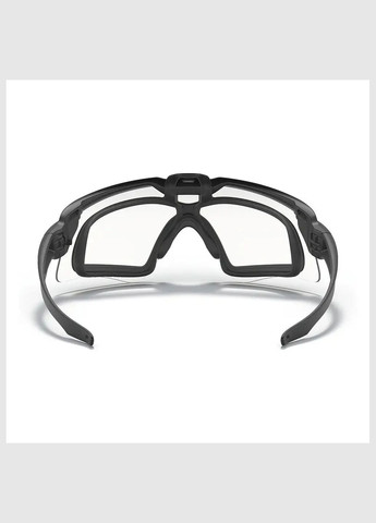 Защитные очки и маска 2 в 1 тактические Si M Frame black Oakley (329741409)