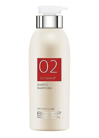 Шампунь для волос против перхоти 02 Eco Dandruff Shampoo 1000ml (1296789-3448210) Biotop (368628139)