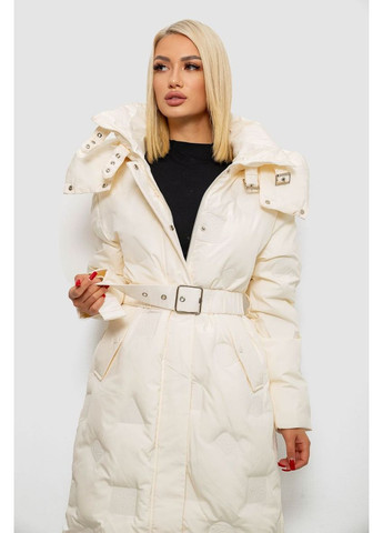 Молочна зимня куртка жіноча зимова Ager 244R5609