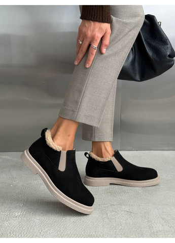 Лофери утеплені «Latte Black» No Brand (363326939)