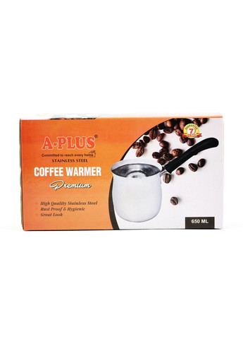 Турка з нержавіючої сталі 650 мл A-Plus 0197 А-Плюс (315351129)