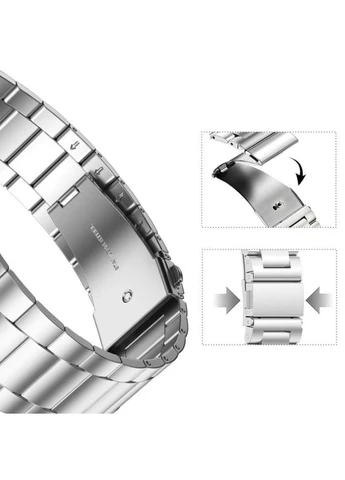 Металлический ремешок для часов Samsung Galaxy Watch 7 / Watch 6 / Watch FE - Silver Primolux (400290998)