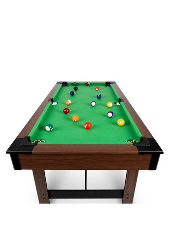 Більярдний стіл з аксесуарами NS-807, 122 x 61 x 76 см - темно-коричневий NEO-SPORT (365242980)