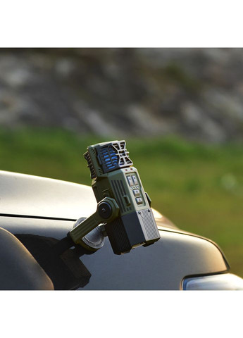 Фумігатор-ліхтар-powerbank кемпінговий Evo Repel, чорний Flextail (369143943)