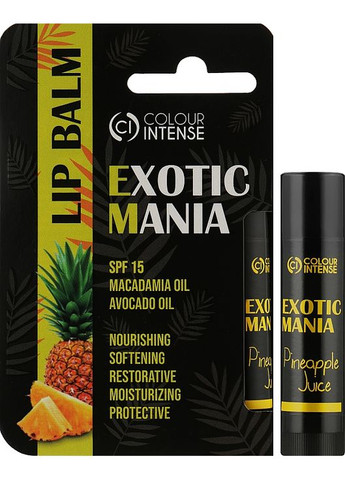 Бальзам для губ "Exotic Mania" с ароматом ананаса Lip Balm 5g (898354-13890) Colour Intense (368612106)