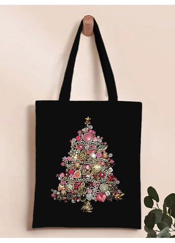 Новорічний шопер різдвяна подарункова сумка-шопер (арт. 17012) No Brand (369962985)