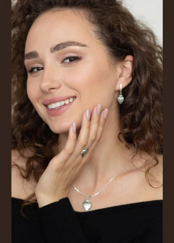 Серьги дукач Ягнус-сердце U.Baro 925 No Brand (331165713)