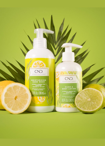 Мило для рук Scentsations Цитрус та зелений чай 390 мл CND (345083760)