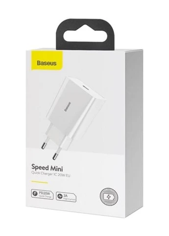 МЗП Speed Mini Quick Charger 1C 20W EU White Baseus (297456510)