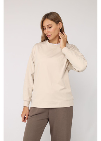 Бежевый свитшот женский цвет бежевый cb-00283749 Yuki (361305664)
