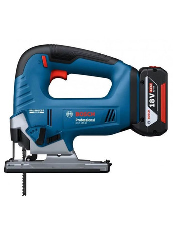 Акумуляторний лобзик GST 185-LI (18 В, 2х4 А*год, 3500 об/хв) електролобзик + АКБ і зарядний пристрій (26140) Bosch (336948219)