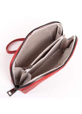 Жіноча шкіряна косметичка Cosmetic 60095-3 red Cossroll (324691229)