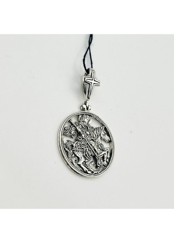 Ладанка амулет срібний "Георгій Побідоносець" 6,68 г No Brand (369737503)