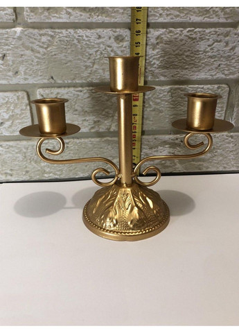 Підсвічник на 3 свічки в вінтажному стилі No Brand (292319818)