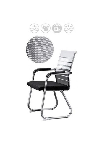 Офісне крісло B4029 White/Gray/Black GT Racer (278078222)