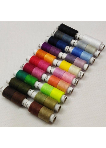 Набір ниток -012 40/2 100% Поліестер 180 м (до 20 шт для 38 кольорів) Peri (352744285)