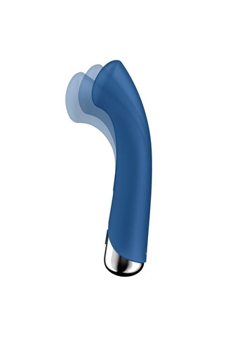 Вібратор з ротацією Satisfyer Spinning G-Spot 1 Blue, плоский майданчик для стимуляції точки G No Brand (366879350)