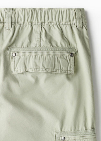 Светло-зеленые кэжуал демисезонные брюки H&M