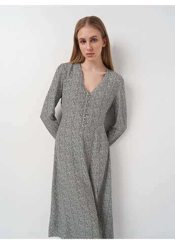 Білий коктейльна сукня Missguided з абстрактним візерунком