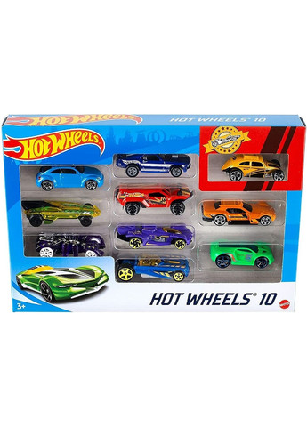 Коллекционный набор машинок 10 шт Hot Wheels (292132578)