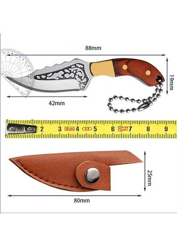 Кишеньковий ніж - брелок із нержавіючої сталі No Brand (308587564)