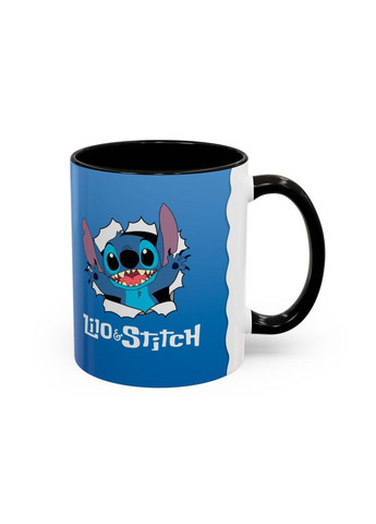 Кружка с принтом "Lilo & Stitch: Веселый Стич" 330мл No Brand (372447656)