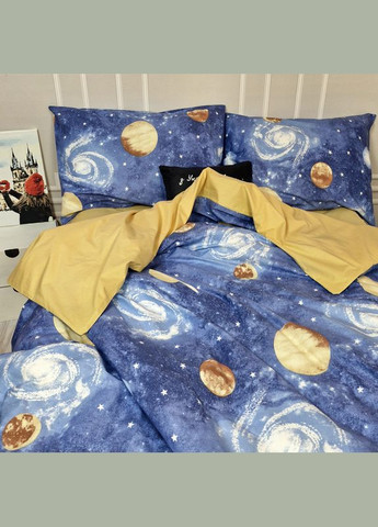 Постельное белье Галактика Ранфорс Двуспальное MERISET (306740143)