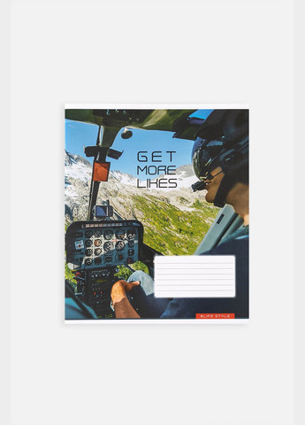 Зошит учнівський в лінію колір різнокольоровий CB-00255163 Фабрика Поліграфіст (319128049)