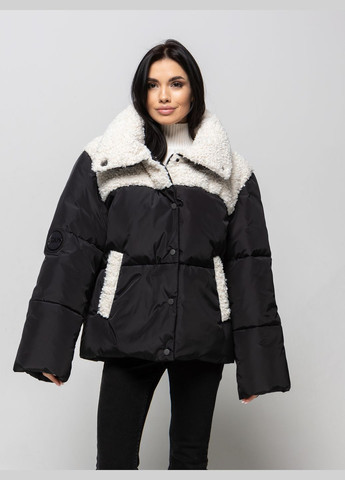 Черный зимний Пуховик Solh