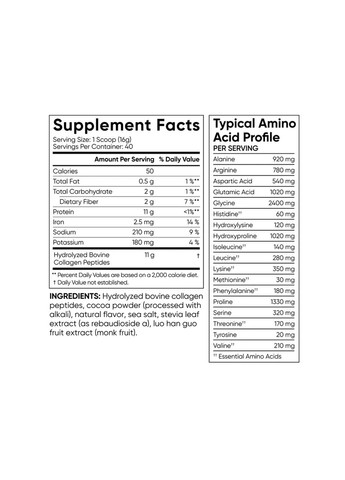 Collagen Peptides - 640g Dark Chocolate Sport Research (330984705)