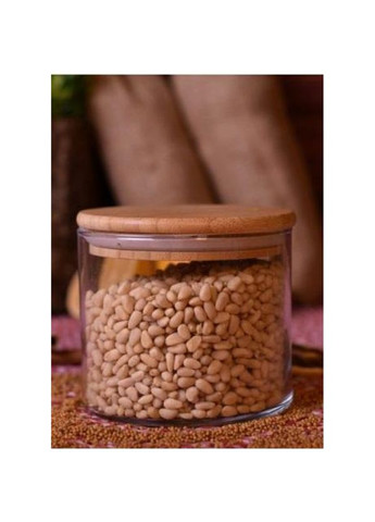 Банка стеклянная с бамбуковой крышкой 150 мл R92820 Stenson (323483261)