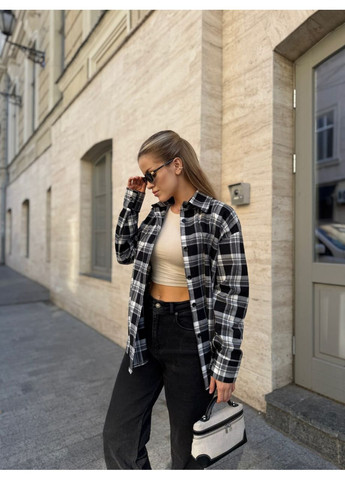 Жіноча сорочка в клітинку No Brand (356510668)