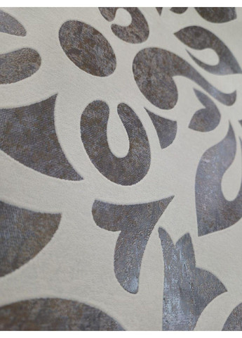 Метровые обои виниловые на флизелиновой основе 10,05 × 1,06 80604, песочные с коричневым узором MARBURG (340275534)