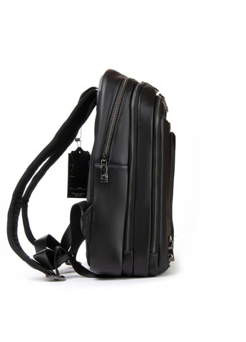 Мужской рюкзак кожаный 1650-16 black Bretton (313031775)