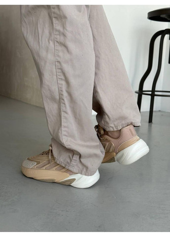 Бежеві Осінні кросівки чоловічі adidas ozelia beige v2 адідас озелія No Brand