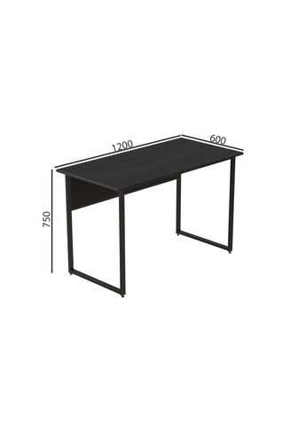 Компьютерный стол Коди 75x120x60 черный ДСП 32мм (FRD-103750) Ferrum-decor (377385873)