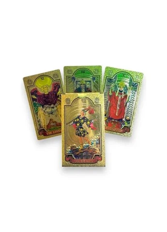 Карти Таро Райдера-Вейта 80 карт золоте пластикове (англ.) Tarot (331633242)